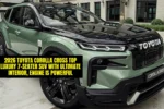 2026 Toyota Corolla Cross top luxury 7-seater SUV with Ultimate Interior, engine is powerful