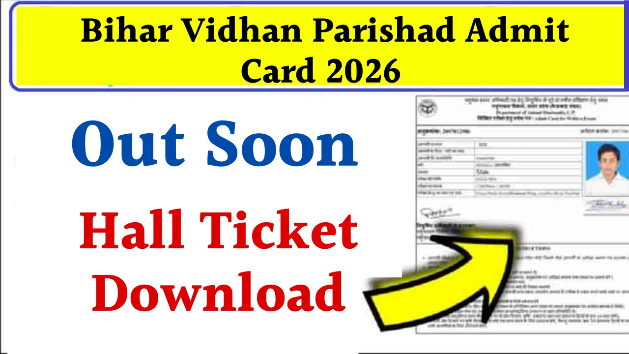 Bihar Vidhan Parishad Admit Card 2026
