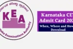 Karnataka CET Admit Card 2026