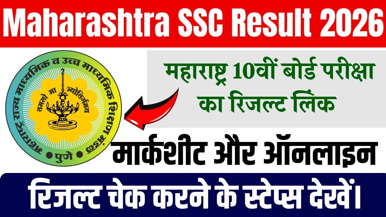 Maharashtra SSC Result 2026