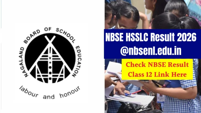 NBSE HSSLC Result 2026 @nbsenl.edu.in