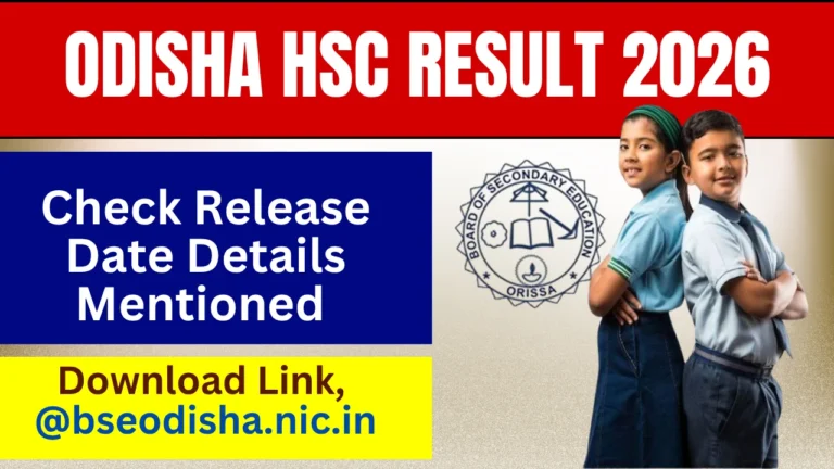 Odisha HSC Result 2026