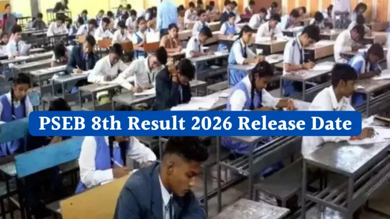 PSEB 8th Result 2026 Release Date