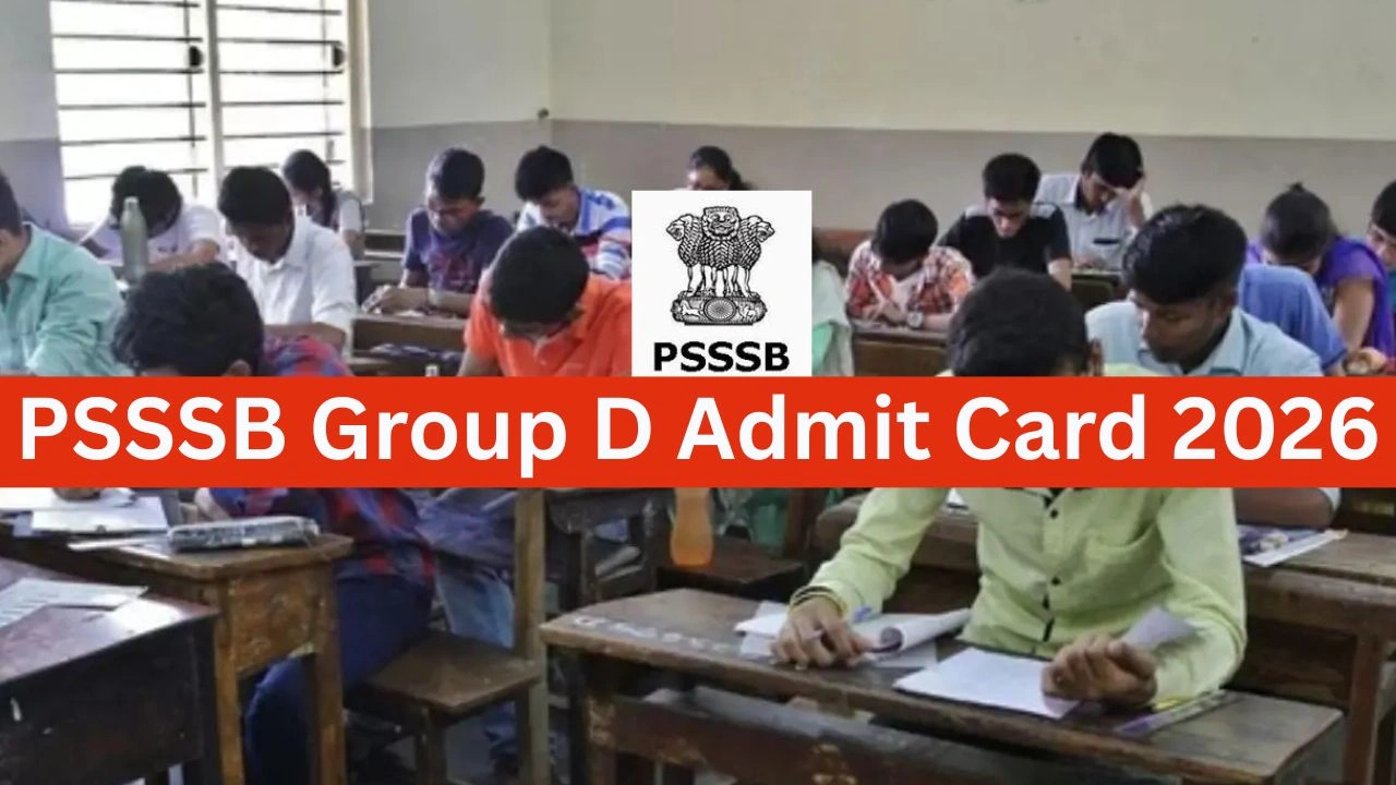 PSSSB Group D Admit Card 2026