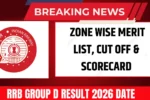 RRB Group D Result 2026 Date