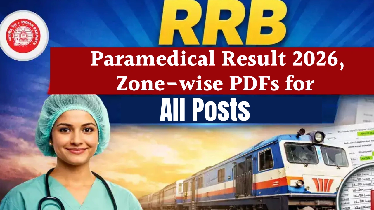 RRB Paramedical Result 2026