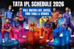 TATA IPL Schedule 2026