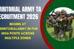 Territorial Army TA recruitment 2026