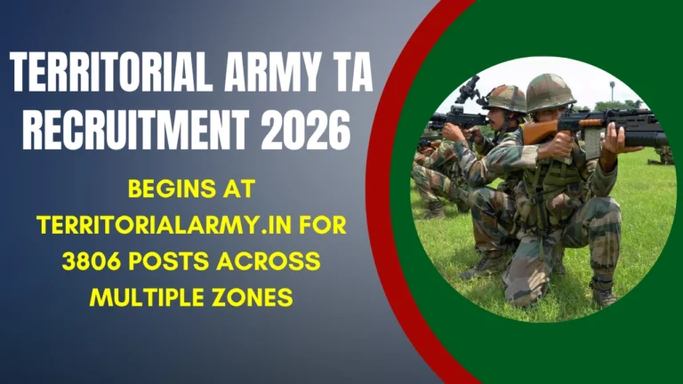 Territorial Army TA recruitment 2026