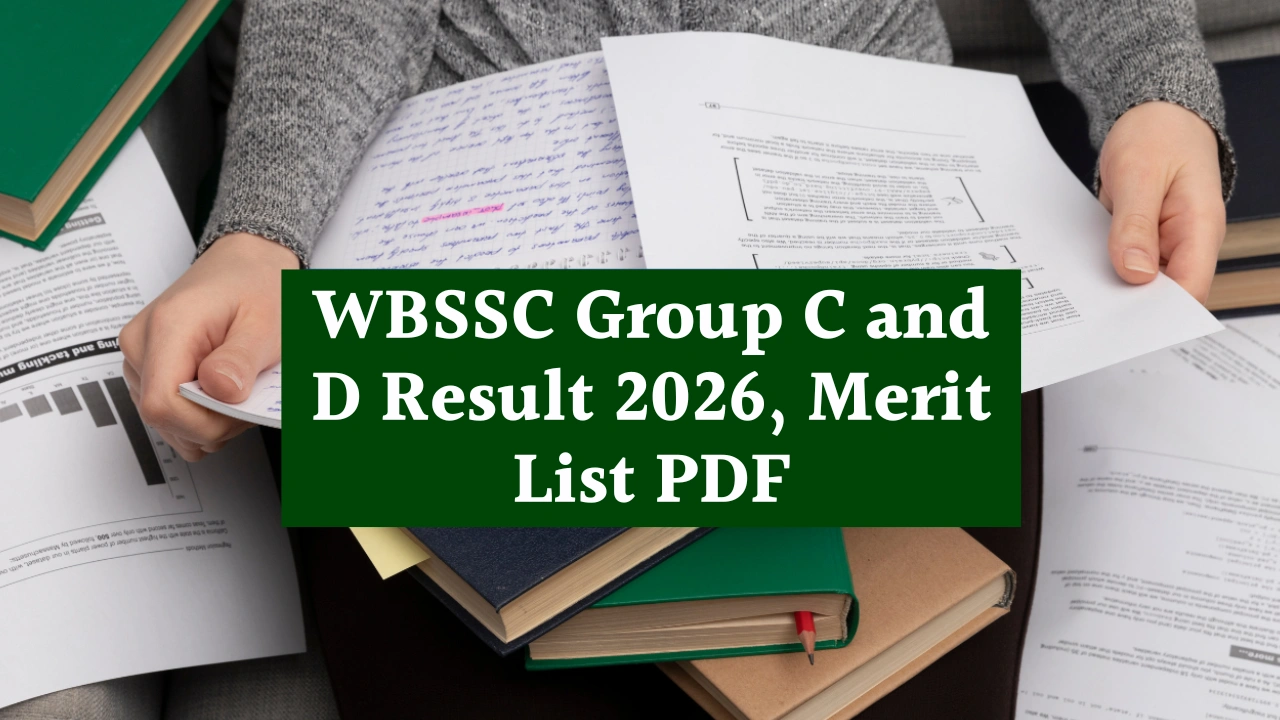 WBSSC Group C and D Result 2026,