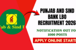 Punjab and Sind Bank LBO Recruitment 2026